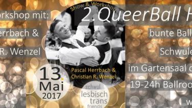 Flyer 2. QueerBall Hamburg - gleichgeschlechtliches Tanzen in Hamburg