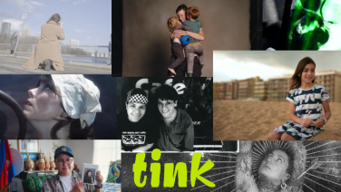 Collage mit den Filmstills der 8 Kurzfilme