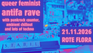 queer feminist antifa rave - 21.11.2026 ROTE FLORA 