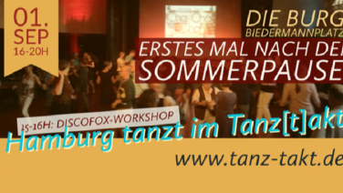 Tanz-Takt- das queere Tanz-Vergnügen in HH Barmbek am 01.09.19