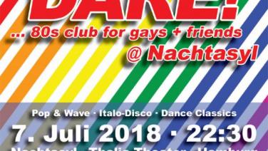 DARE! @ Nachtasyl, Thalia Theater, 80er, 80s, 80th, gay, Pop, Wave, Italo Disco, Dance Classics, Hamburg