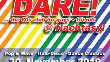 DARE! @ Nachtasyl, Thalia Theater, 80er, 80s, 80th, gay, queer, lgbt, Pop, Wave, Italo Disco, Dance Classics, Hamburg, frankie dare, shannon, let the music play, aids hilfe, welt aids tag, karl ludger menke