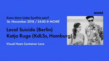 Kann denn Liebe Synthie sein Party 16.11.2018